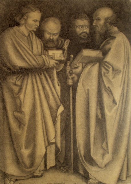 Die vier Evangelisten - von Albrecht Drer